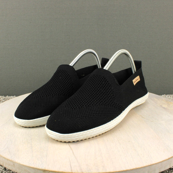 Tommy Bahama Slip On Comfort Shoes Womens 8.5 Black Textile - Picture 3 of 9